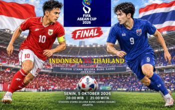 Perkiraan Susunan Pemain Indonesia vs Thailand dan Peluang Menang Malam Ini di pertandingan final FIFA ASEAN Cup 2026