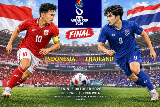 Perkiraan Susunan Pemain Indonesia vs Thailand dan Peluang Menang Malam Ini di pertandingan final FIFA ASEAN Cup 2026