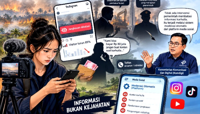 Heboh, Pembungkaman Informasi Karhutla di Media Sosial