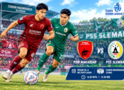 PSM Makassar vs PSS Sleman Petang Ini di BRI Super League di Stadion Maguwoharjo, Sleman, jam 16:30 Wita atau 15:30 WIB.