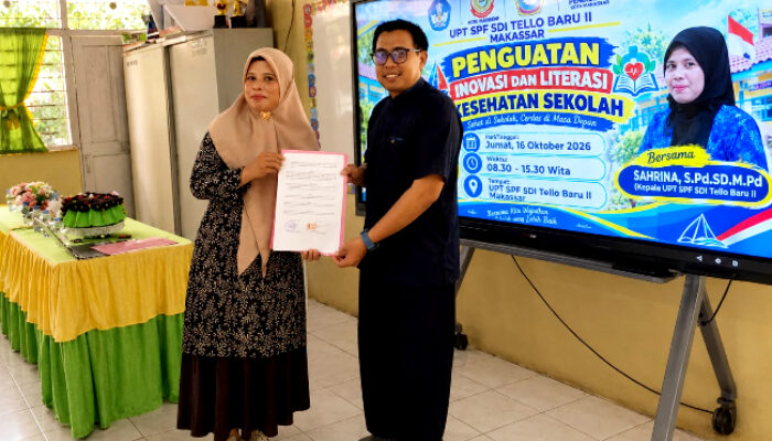 Puskesmas Batua dan SD Inpres Tello Baru 2 Teken MoU Literasi